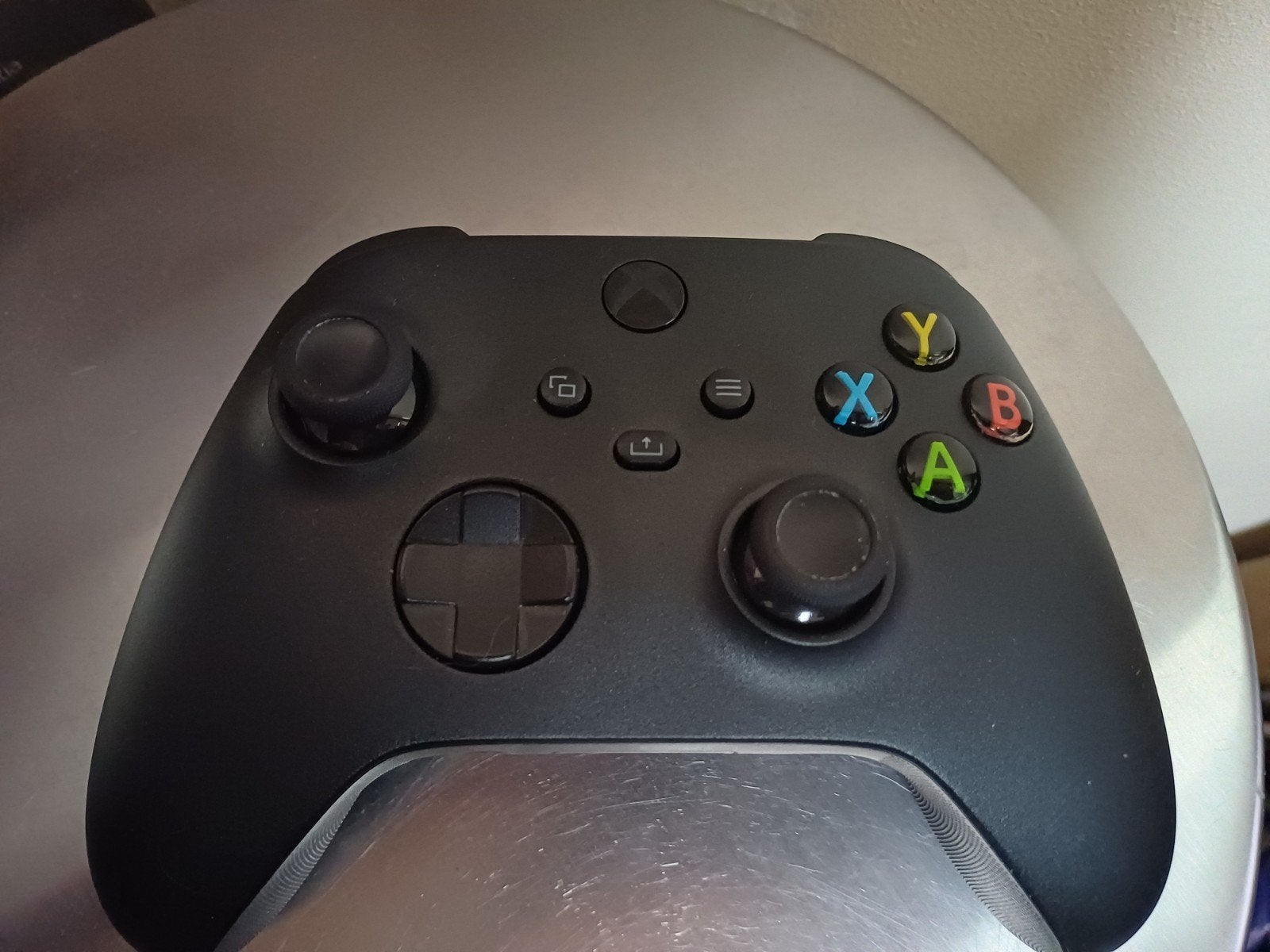 Xbox Series X/S Controller - Zwart, Xbox Series S, Ophalen of Verzenden, Zo goed als nieuw, Controller