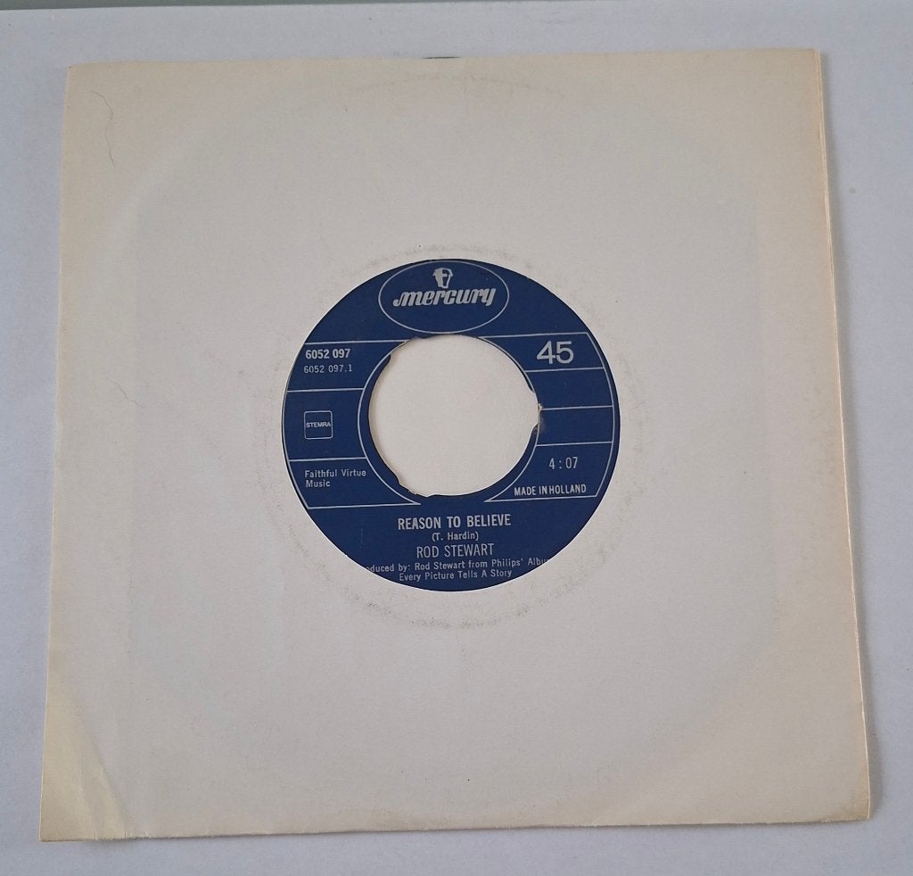 Rod Stewart - Reason to believe, Cd's en Dvd's, Vinyl Singles, Gebruikt, Pop, Overige typen, Ophalen of Verzenden
