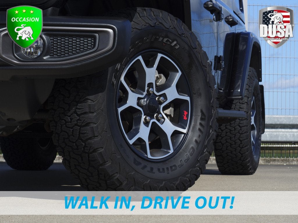 Jeep Wrangler Unlimited 2.0T | Rubicon | Adventure Proof | F, Auto's, Jeep, Automaat, 4 cilinders, Cabriolet, Zwart