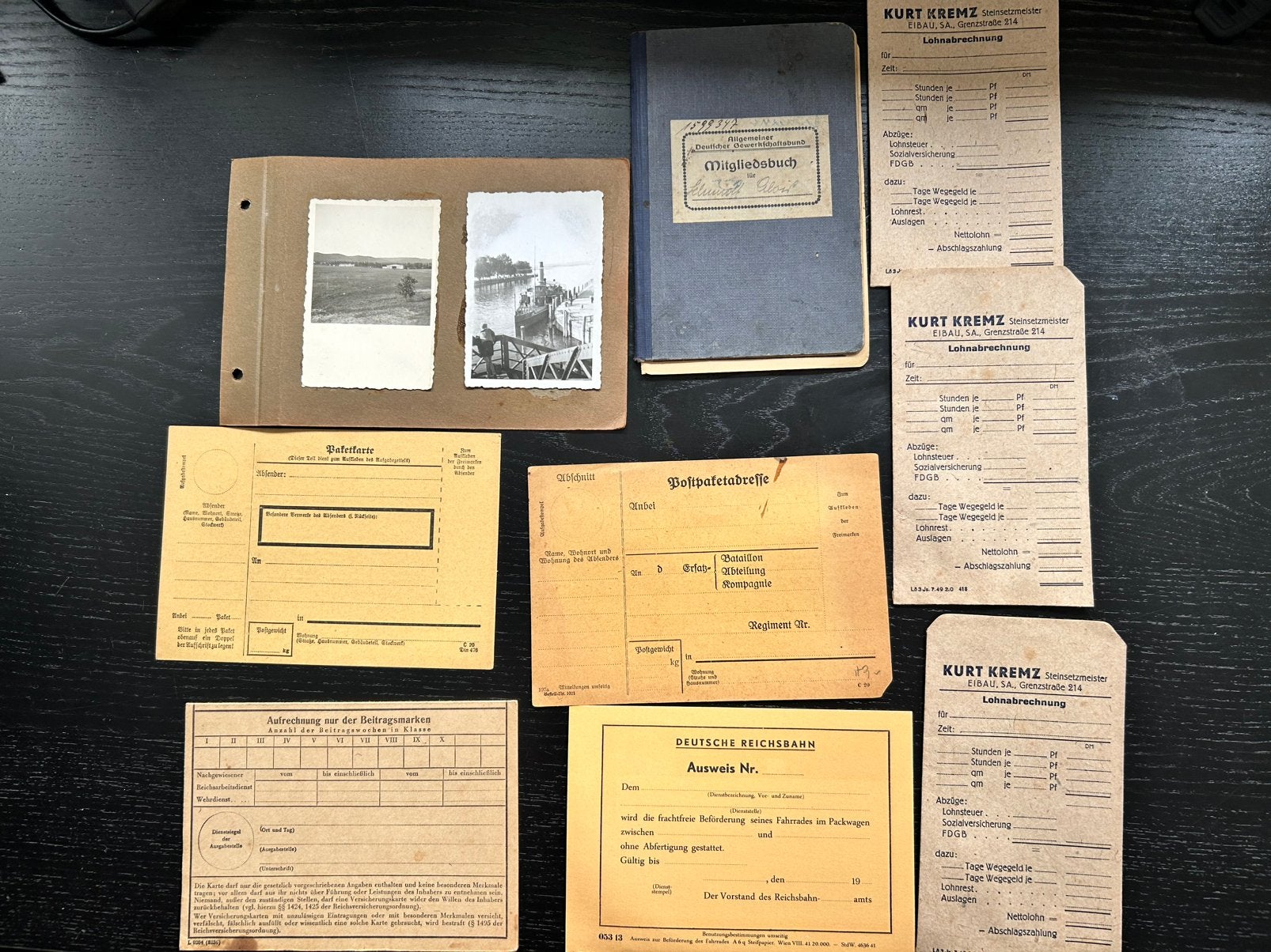 Lot Duits civiel papierwerk begin/halverwege 20e eeuws, Ophalen of Verzenden, Overige soorten, Duitsland, Overige typen