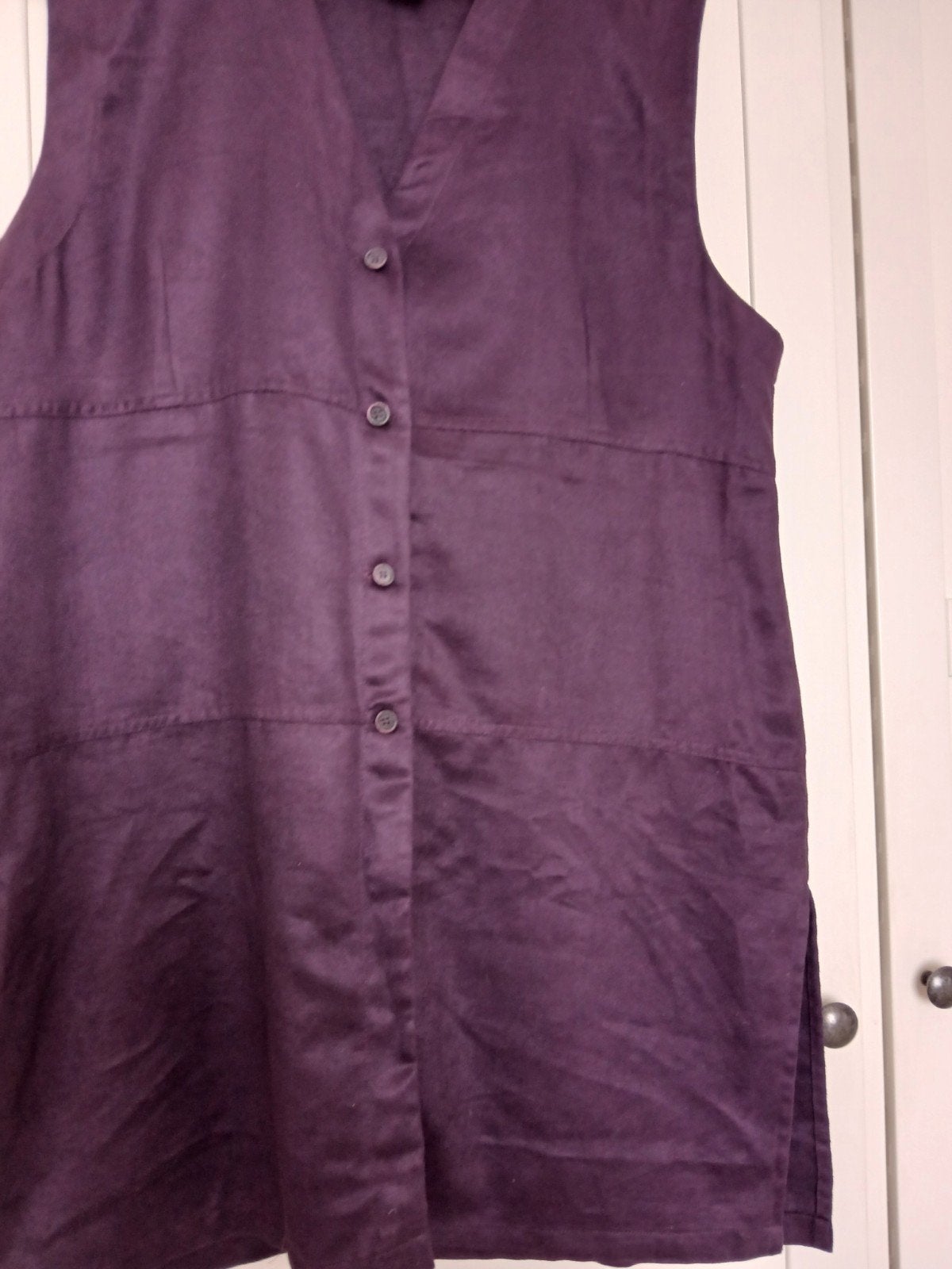 Atmos Prêt à Porter Mouwloze Tuniek/hesje Maat 44 Paars, Kleding | Dames, Verzenden, Paars, Maat 42/44 (L), Zo goed als nieuw