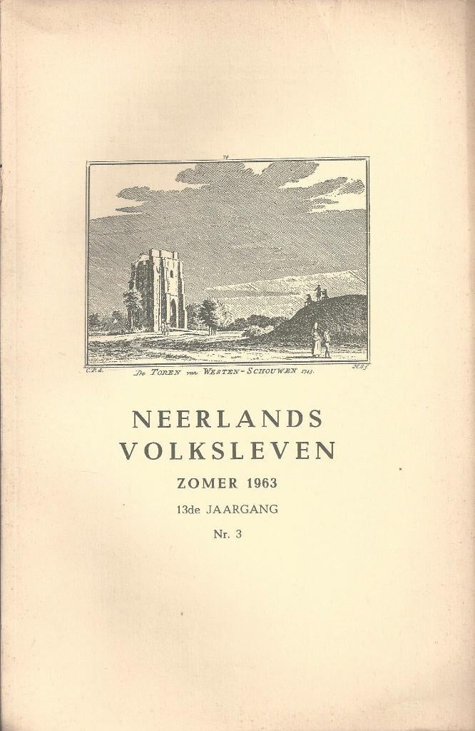 Neerlands Volksleven - Vertogen over volkskunst  1963 Nr. 3, Boeken, Ophalen of Verzenden, Gelezen