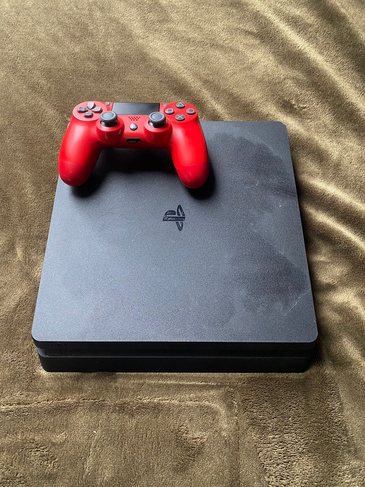 PlayStation 4 Slim met controller en GTA 5, Ophalen of Verzenden, Met 1 controller, Slim, Gebruikt