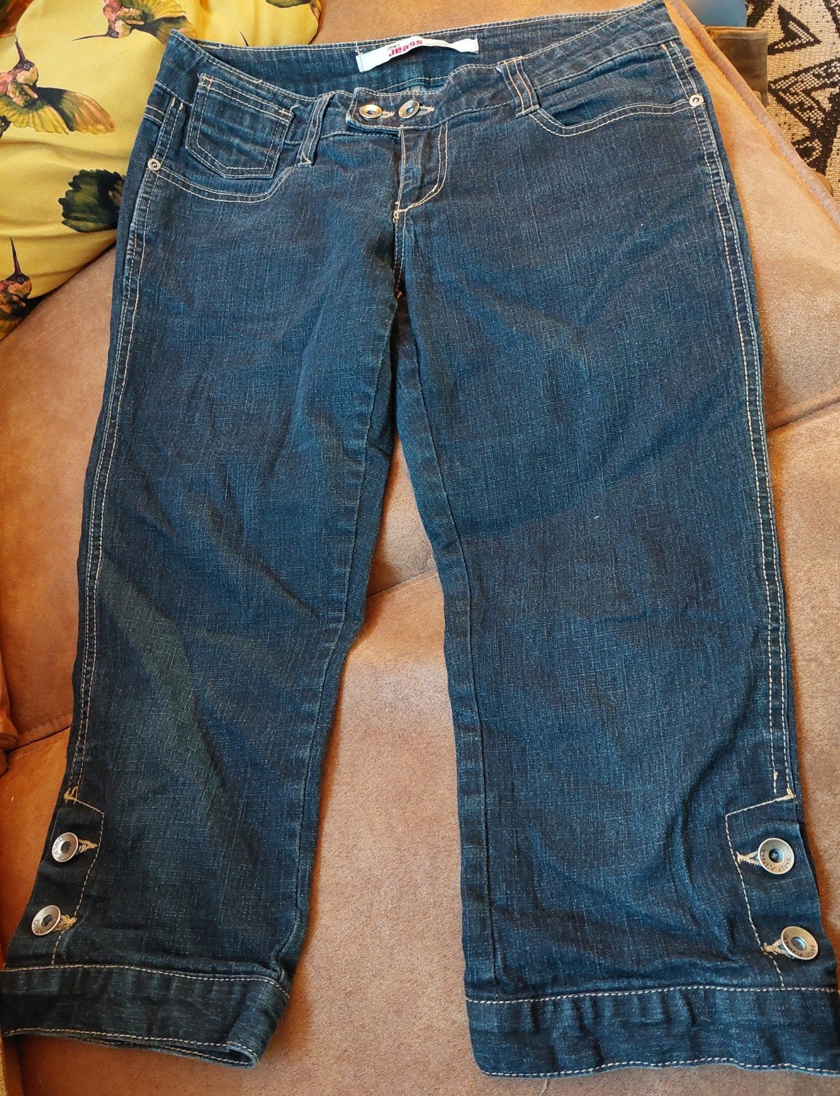 Only dames capri jeans maat 36, Only, Blauw, Ophalen of Verzenden, Zo goed als nieuw