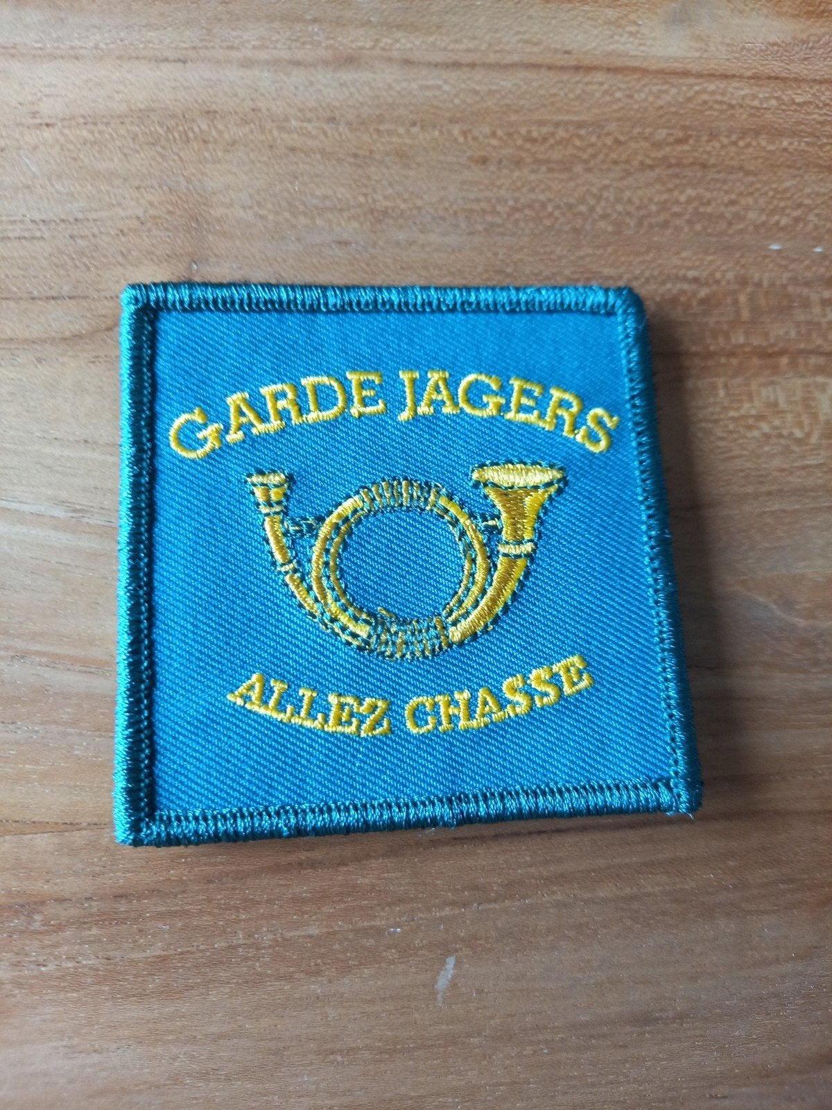Garde Jagers Allez Chasse patch, Verzamelen, Ophalen of Verzenden