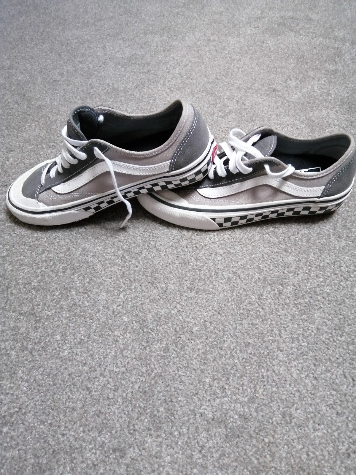 Vans maat 38 Grijs zgan, Ophalen, Zo goed als nieuw, Grijs, Sneakers of Gympen