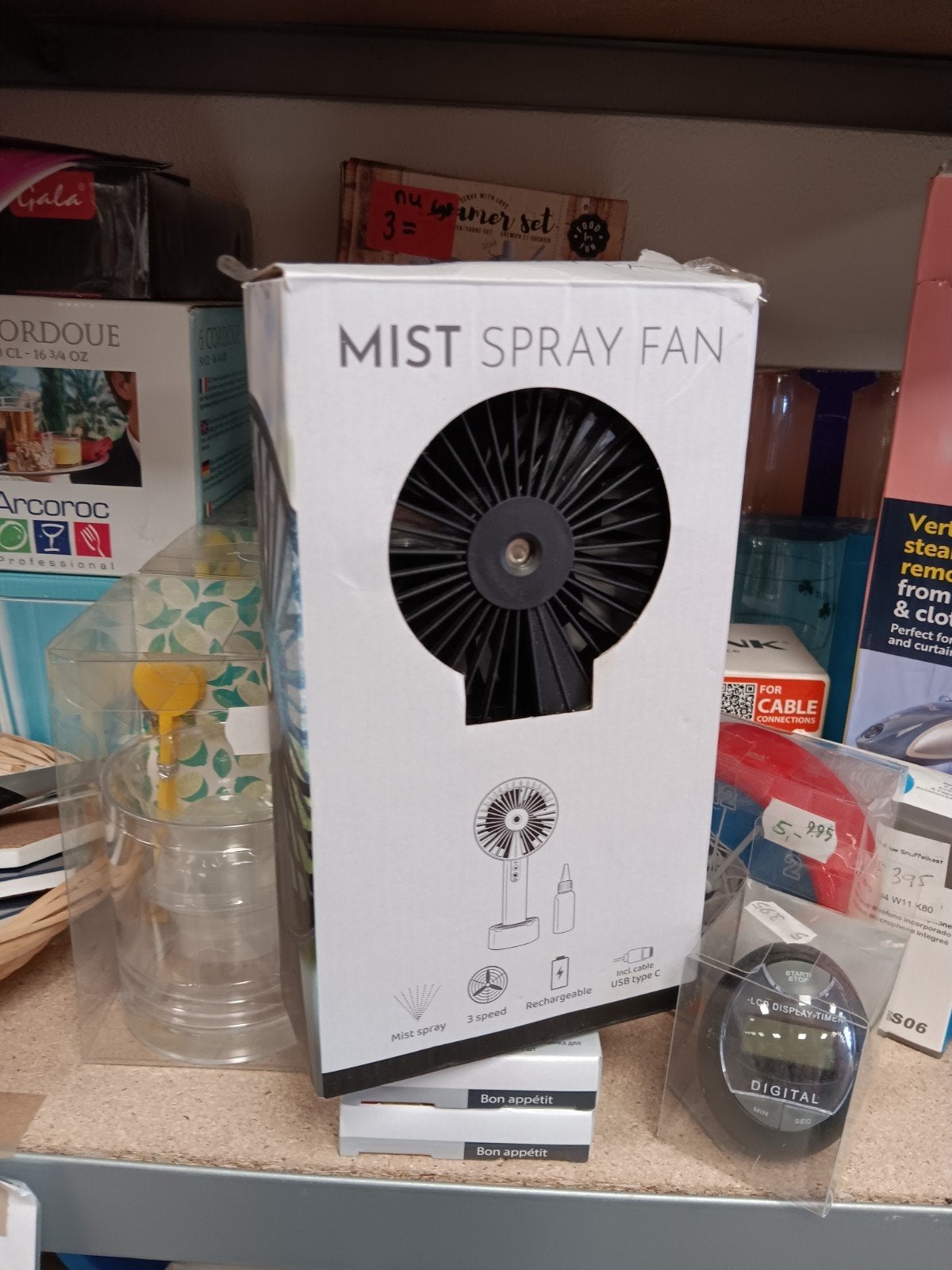 Mist Spray Ventilator - Draagbaar en Oplaadbaar, Onbekend, Nieuw, Ophalen of Verzenden, Onbekend