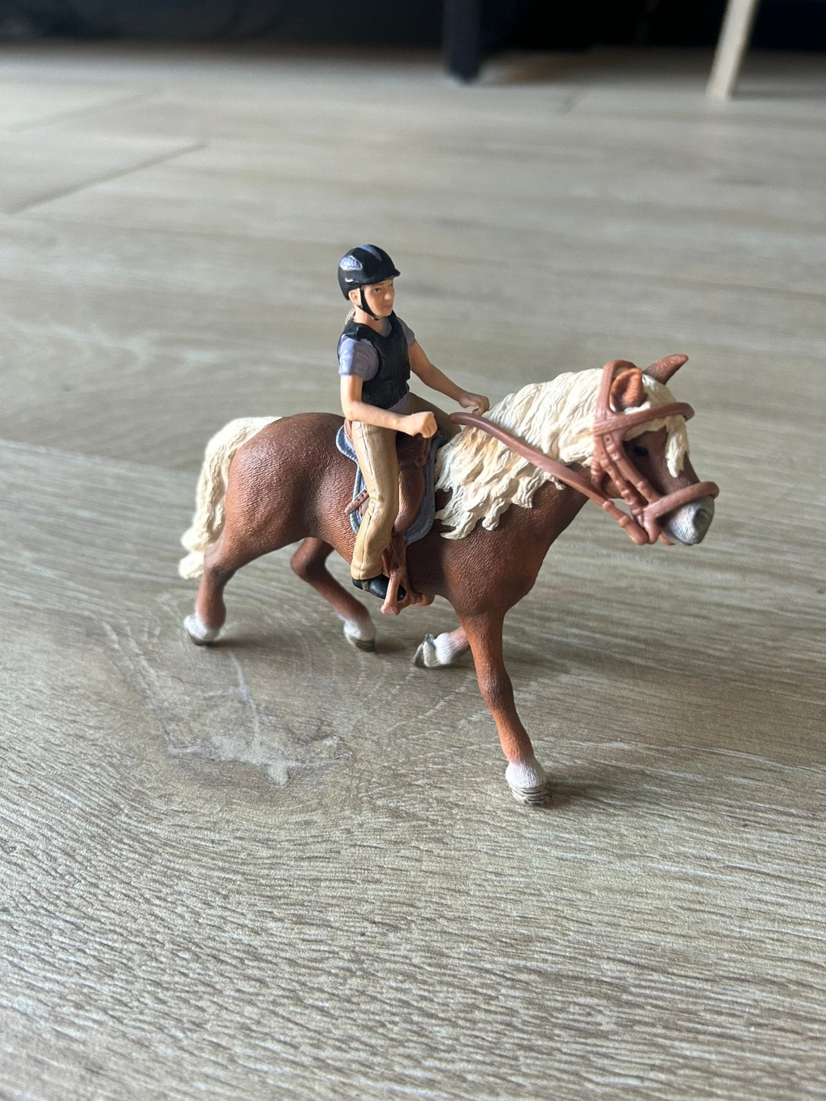 Schleich paard met ruiter, Ophalen of Verzenden, Gebruikt