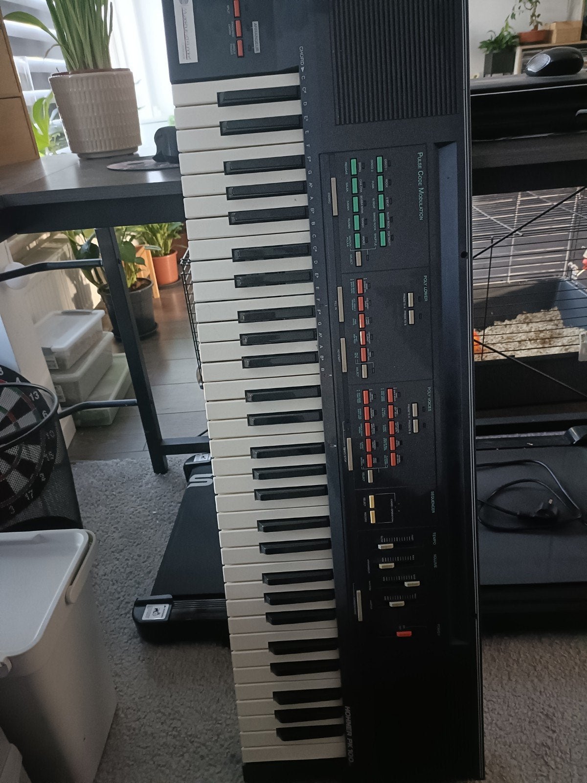 Hohner PK-100 keyboard - mist oplader (9V), Ophalen, Gebruikt, 61 toetsen, Overige merken