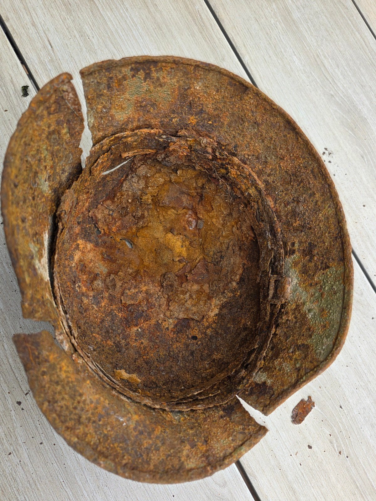 Duitse Helm WW2 Militaria, Ophalen of Verzenden, Duitsland, Helm of Baret