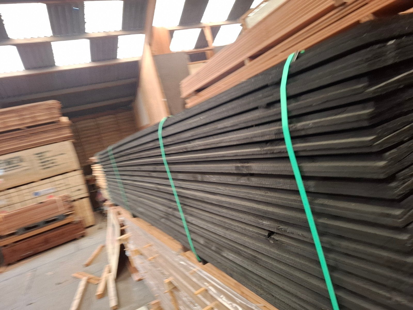 Zwarte zweeds rabat planken 3 m bezorgen mogelijk, Tuin en Terras, Ophalen, 1 tot 2 meter, Nieuw, A