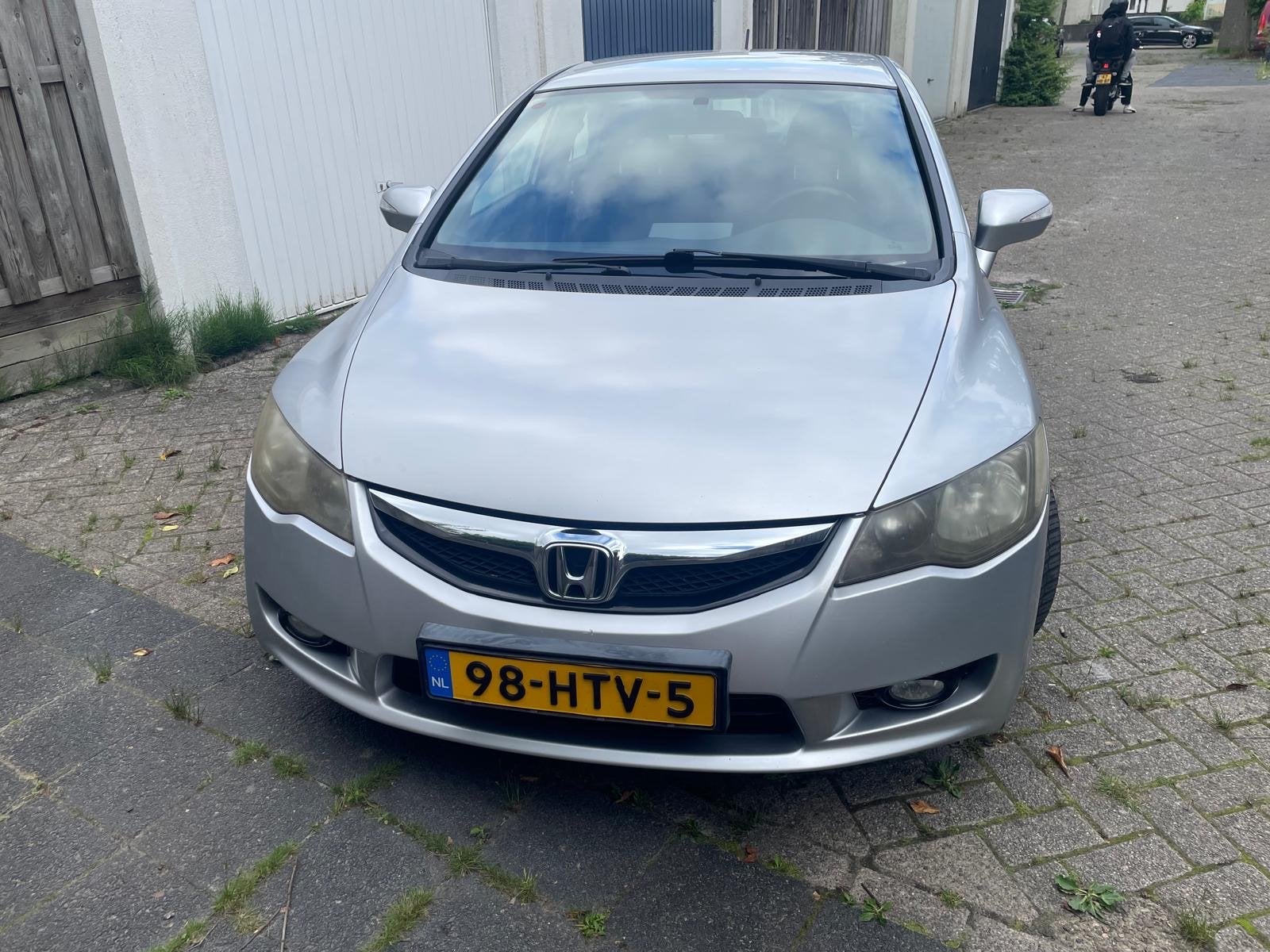 Honda Civic 1.3 Vtec Hybrid 4DR C-tr. 2009 Grijs, Stof, Origineel Nederlands, Bruin, 22 km/l