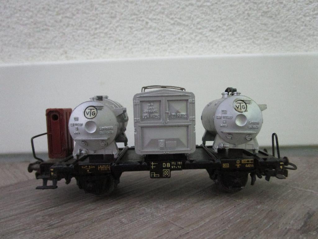 Marklin 4625 behalterwagen., Wisselstroom, Gebruikt, Wagon, Ophalen of Verzenden
