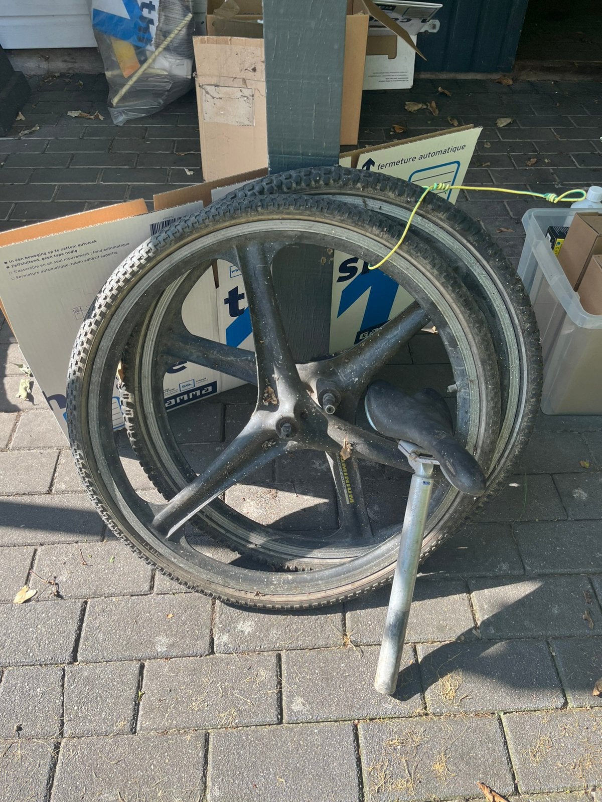 Te koop: dunne mountainbike banden/velgen, Ophalen, Gebruikt, Overige typen