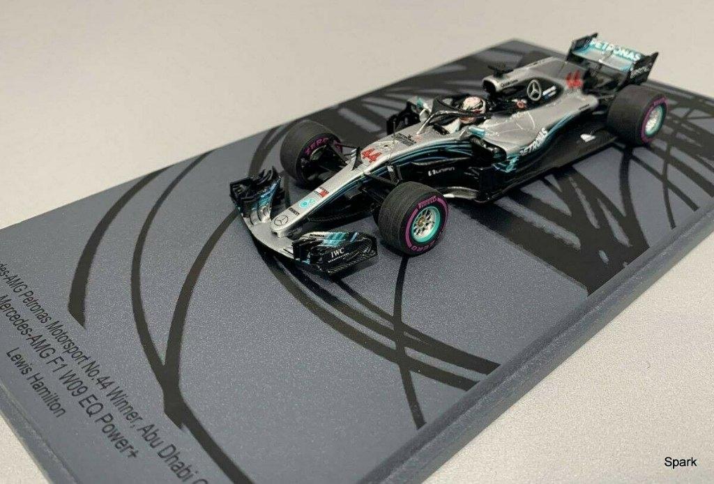 ✅ Lewis Hamilton 1:43 Winner Abu Dhabi GP 2018 Spark S6068, Ophalen of Verzenden, Nieuw, Formule 1