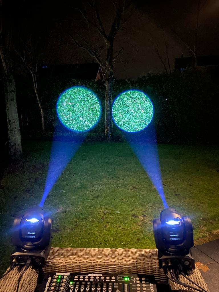 Movinghead spot 60 watt led || set van 2. Nieuw !!, Ophalen of Verzenden, Nieuw, Licht, Geluidgestuurd