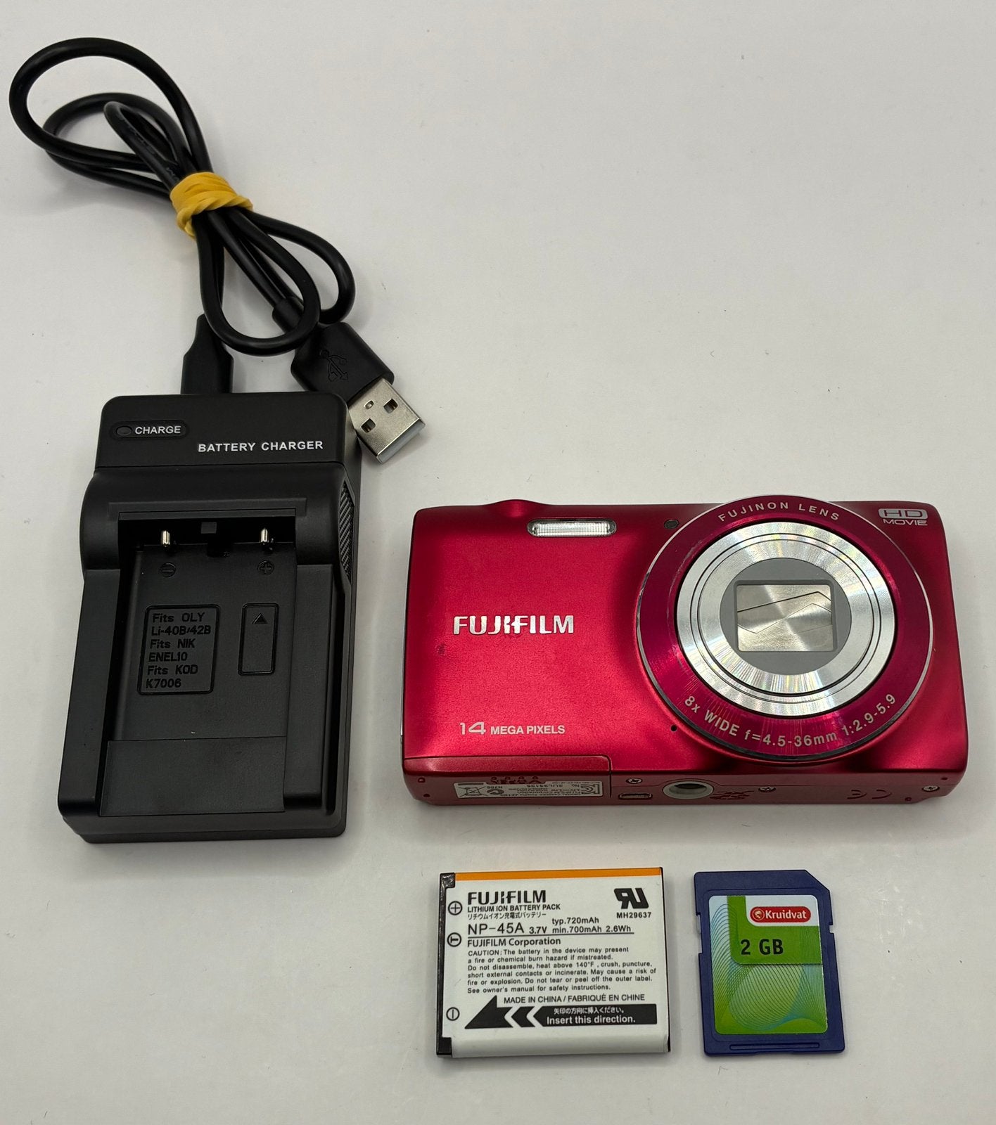 Fujifilm FinePix JZ100 - compact camera, Ophalen of Verzenden, Zo goed als nieuw, 8 keer of meer