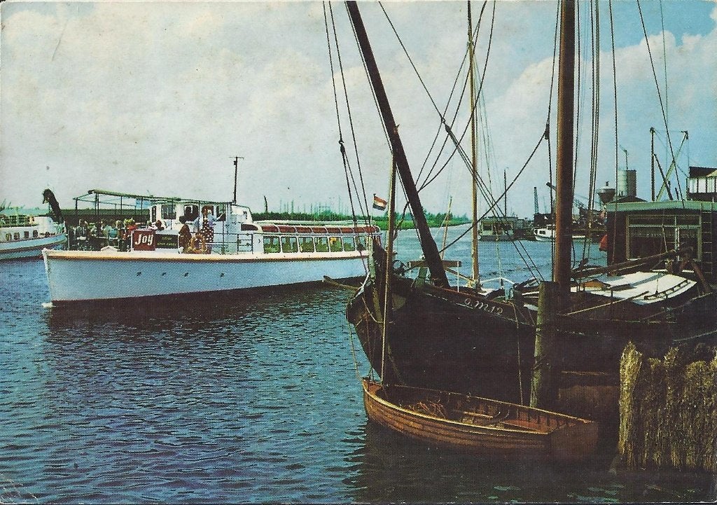 Elburg rondvaartboot Gelopen Ansichtkaart (7271 ), Ophalen of Verzenden, 1980 tot heden, Gelopen, Gelderland