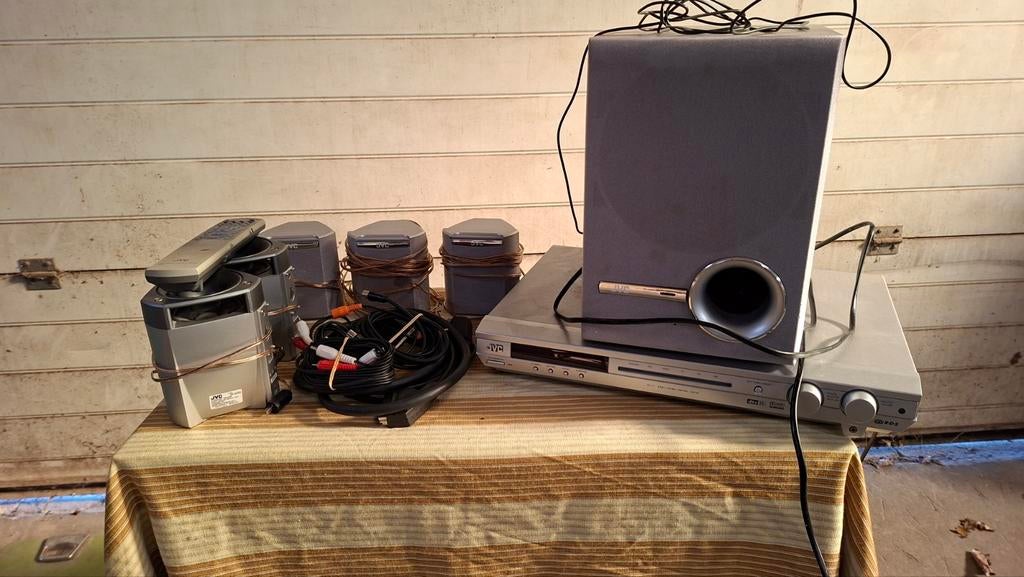 Home cinema set, Ophalen, JVC, Dvd-speler