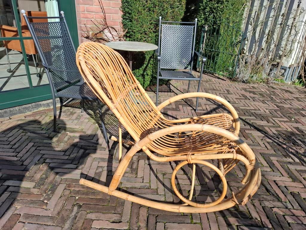 Rotan schommelstoel, Antiek en Kunst, Ophalen