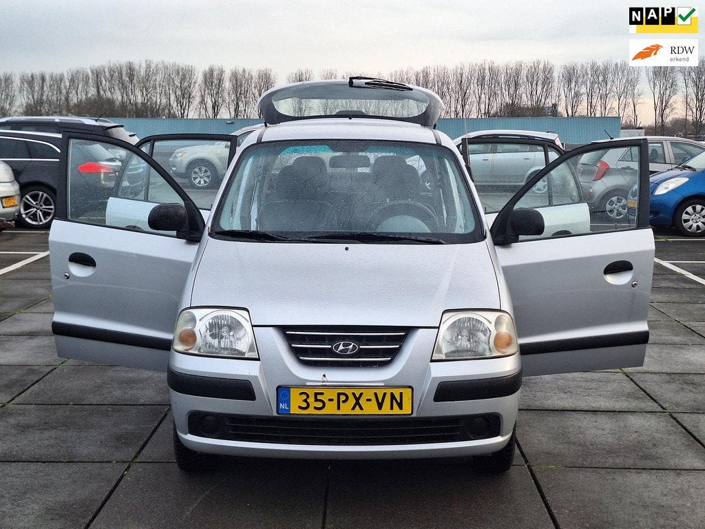 Hyundai Atos €1650,-1.1i Active Prime 89.000 Kms Apk 2027, Auto's, Hyundai, Voorwielaandrijving, Stof, Gebruikt, 31 €/maand