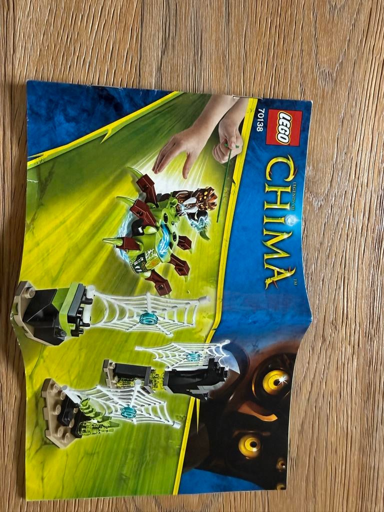 Lego Chima 70138 Webtoren met Spin en Minifiguur, Overige thema's, Lego, Ophalen of Verzenden, Zo goed als nieuw
