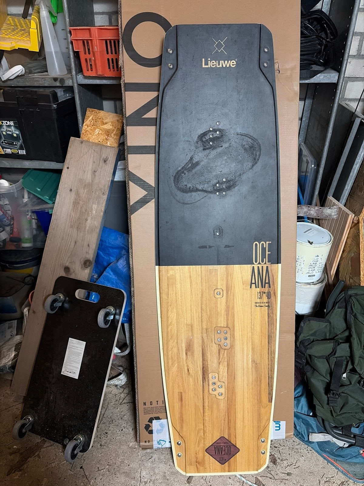 Lieuwe Oceana Kitesurfboard 137*40, Ophalen of Verzenden, Gebruikt, Overige typen