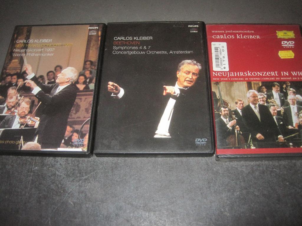 Carlos Kleiber Beethoven 4 en 7 Neujahrskonzert Wien 89 & 92, Alle leeftijden, Ophalen of Verzenden, Zo goed als nieuw