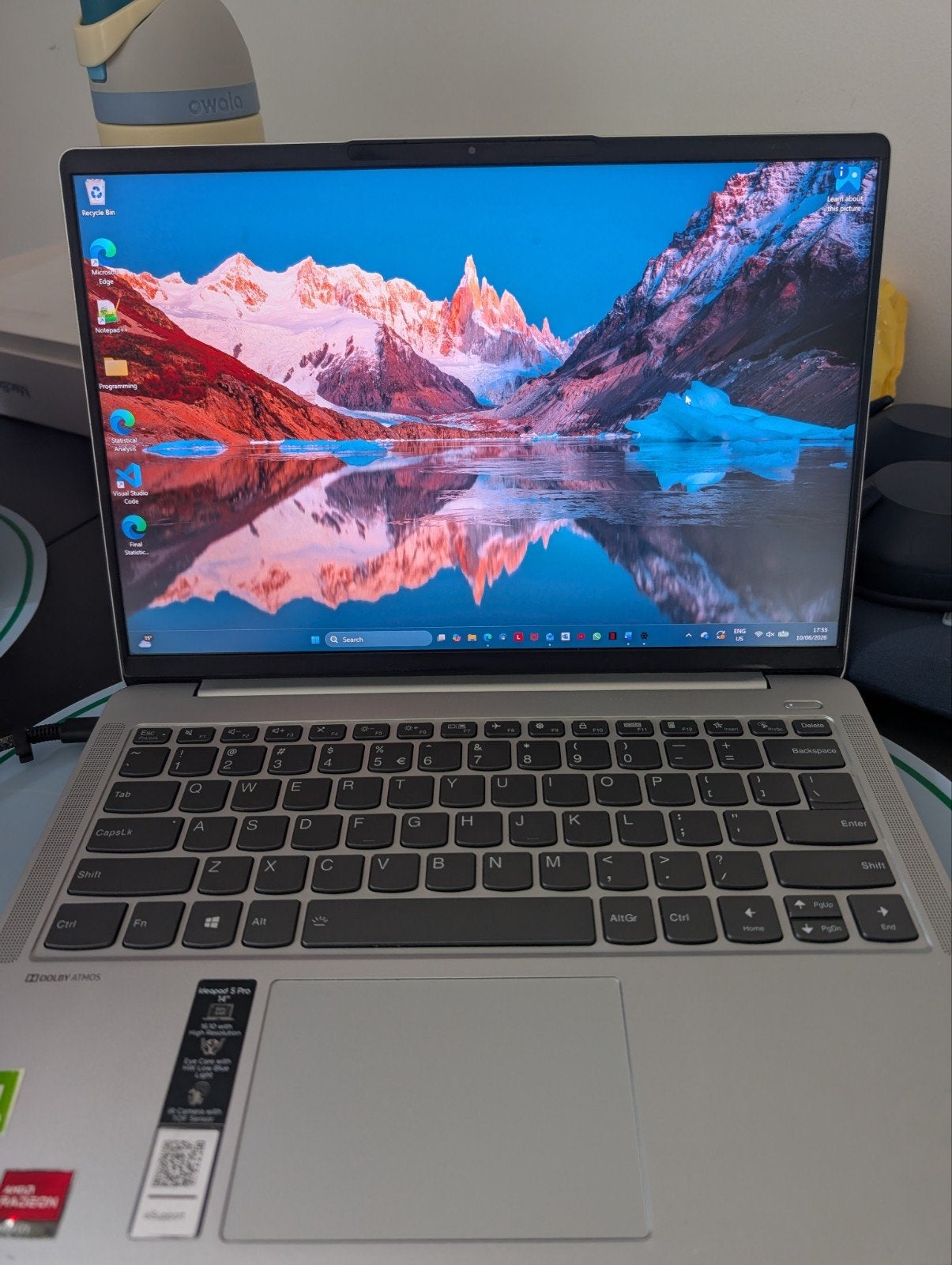 Lenovo IdeaPad 5 Pro 14ACN6 – Ryzen 7 / 16GB / 1TB / MX450, Qwerty, 14 inch, Ophalen of Verzenden, Zo goed als nieuw