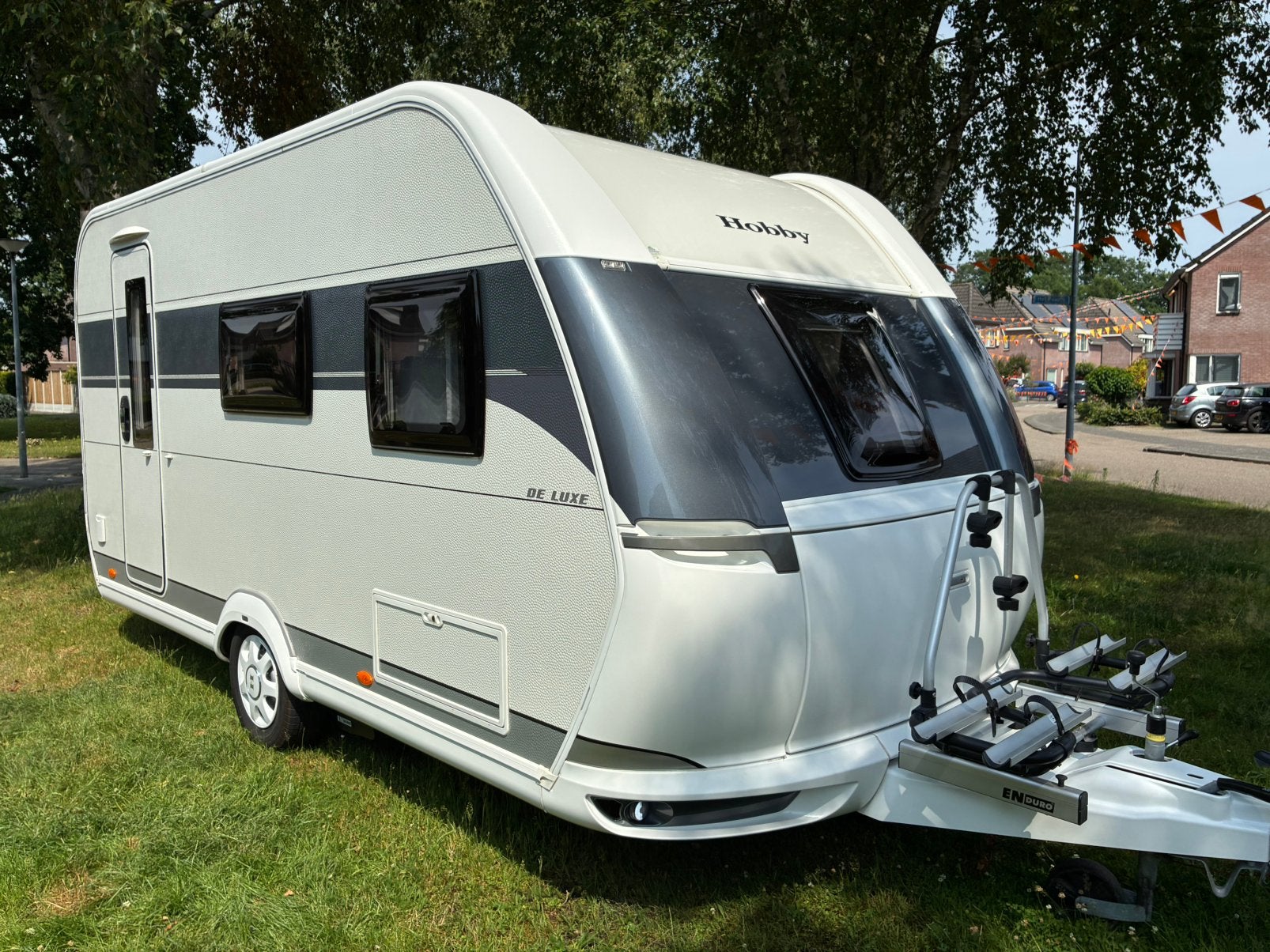 Prachtige Hobby 440 in nieuwstaat met vol automatische mover, Caravans en Kamperen, Particulier