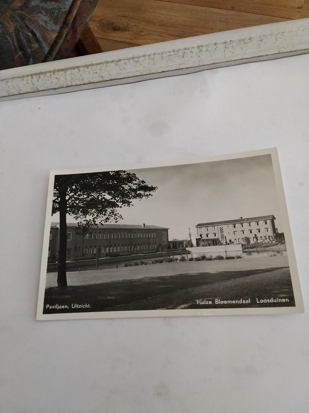 Oude ansichtkaart Huize Bloemendaal Loosduinen, Verzamelen, Ansichtkaarten | Nederland, Ophalen of Verzenden, 1940 tot 1960, Gelopen