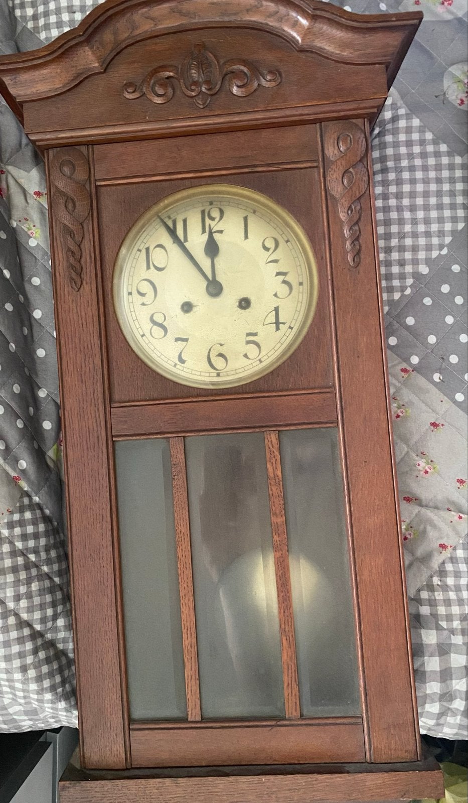 Antieke Bimbam Klok - Klassiek Uurwerk, Ophalen of Verzenden