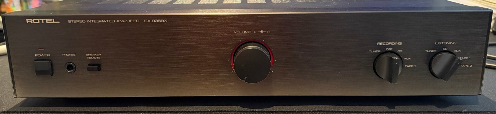 Rotel RA-935BX Stereo Geïntegreerde Versterker, Overige merken, Gebruikt, Ophalen of Verzenden, Minder dan 60 watt