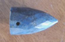Facet lapis lazuli kogel. 25,4x14,2 mm, Ophalen of Verzenden, Nieuw, Kraal