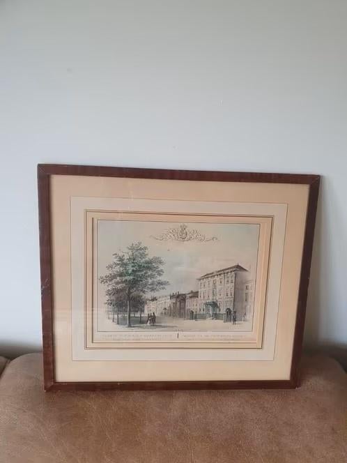 Gravure Paleis Prinses Sophie Korte Voorhout Den Haag., Ophalen