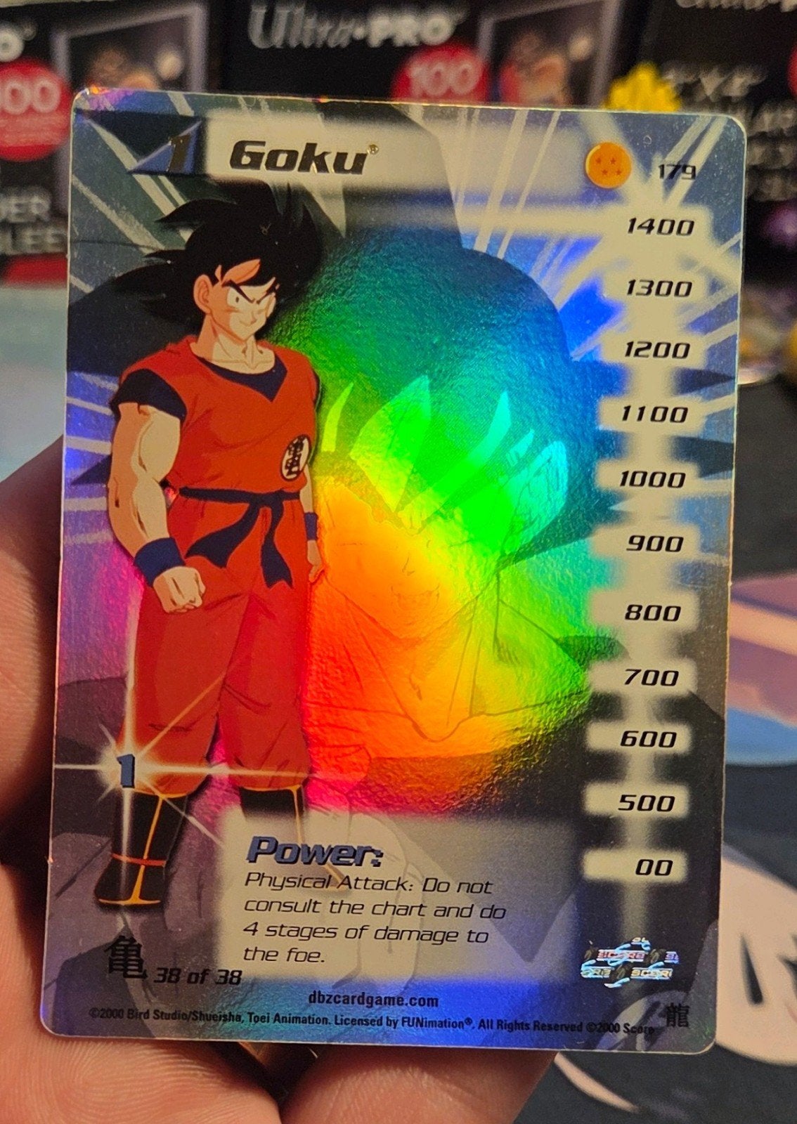 Goku 179 DBZ Saiyan Saga Limited - EXC/NM, Ophalen of Verzenden, Zo goed als nieuw