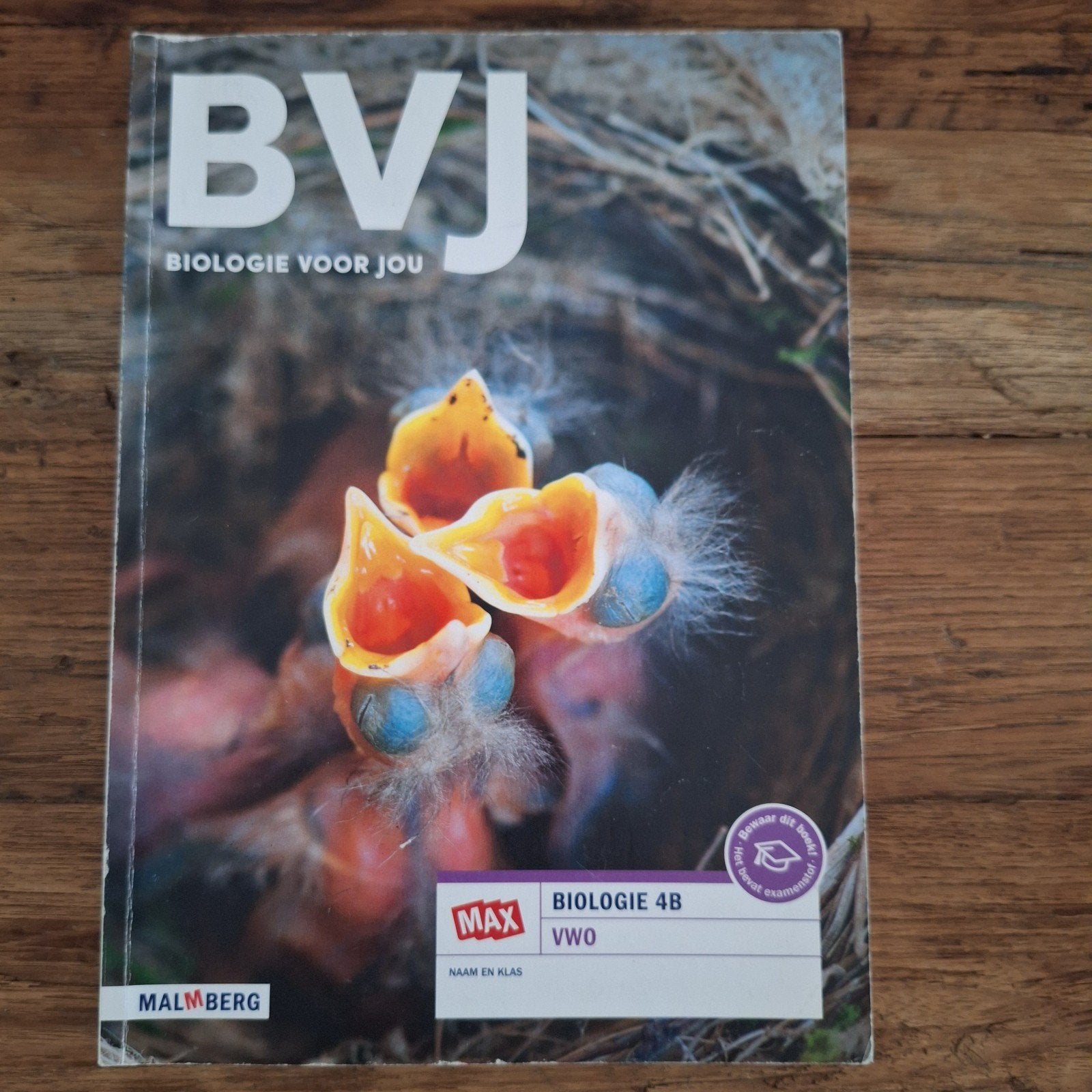 Biologie voor Jou VWO 4B - Malmberg, Boeken, Schoolboeken, Gelezen, VWO, C. Biemans, A. Jansen, R. Deumens, R. Koolhof, M. Sparnaaij