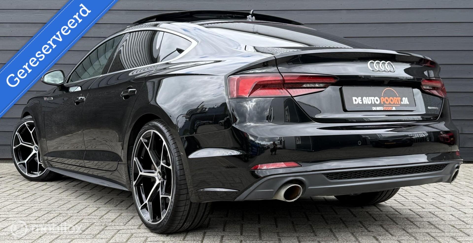 Audi A5 Sportback 45 TFSI quattro S-line Pano.dak/B&O/Leder/, Auto's, Audi, Automaat, 15 km/l, Gebruikt, 4 cilinders
