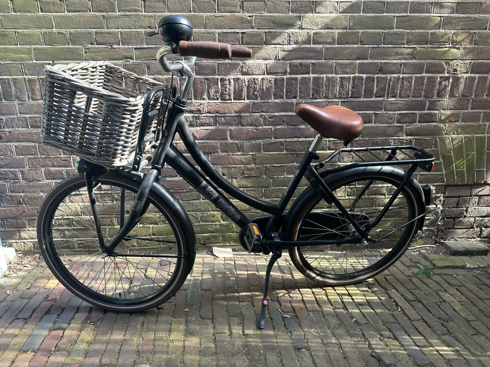 Cortina U4 fiets meisje - kleur Zwart, Fietsen en Brommers, Fietsen | Meisjes, Ophalen, Gebruikt, 26 inch of meer, Versnellingen