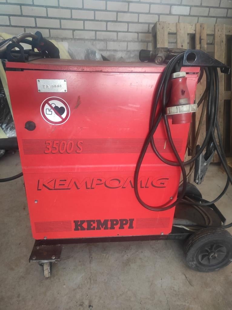 Kempomig 3500S MIG/MAG lasapparaat, Ophalen, Gebruikt, 250 ampère of meer, Co2