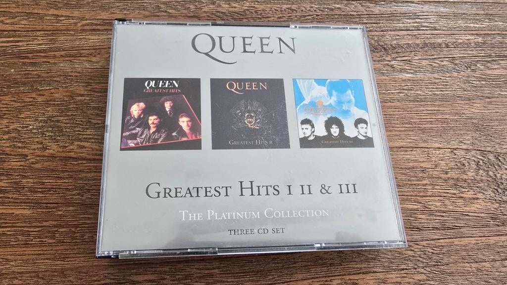 Queen-Greatest Hits I II & III Three CD Set, Ophalen of Verzenden, Gebruikt, Poprock