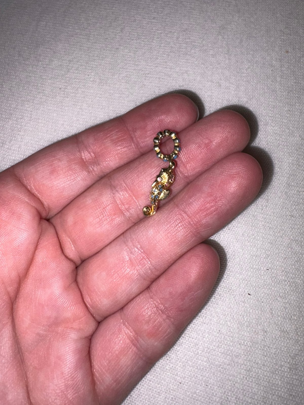 Pandora zeepaard, Ophalen, Gebruikt, Goud, Pandora