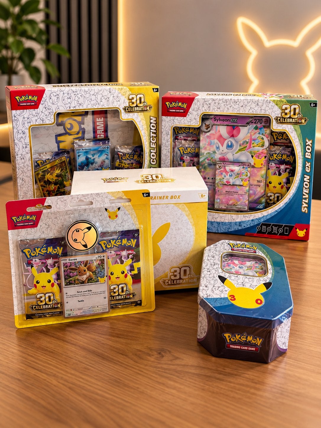 Pokémon 30 th celebrations set met bom, Hobby en Vrije tijd, Ophalen of Verzenden, Nieuw