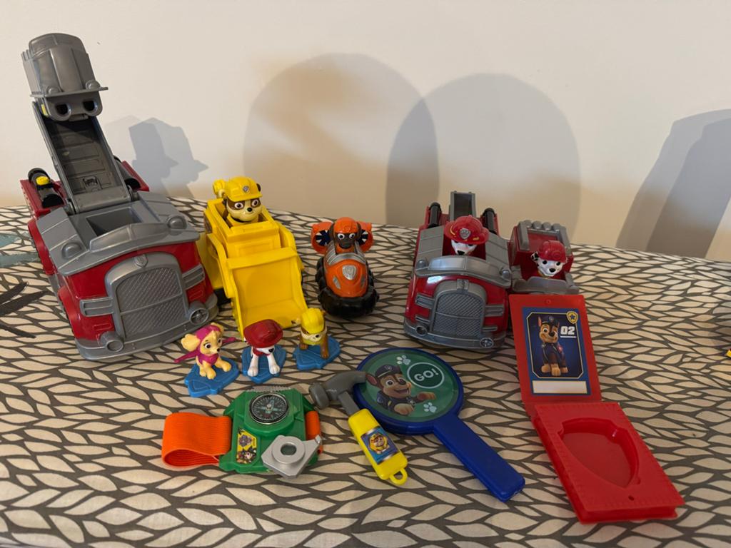 Grote Paw Patrol Speelgoed Collectie met Voertuigen en Figur, Ophalen of Verzenden, Zo goed als nieuw