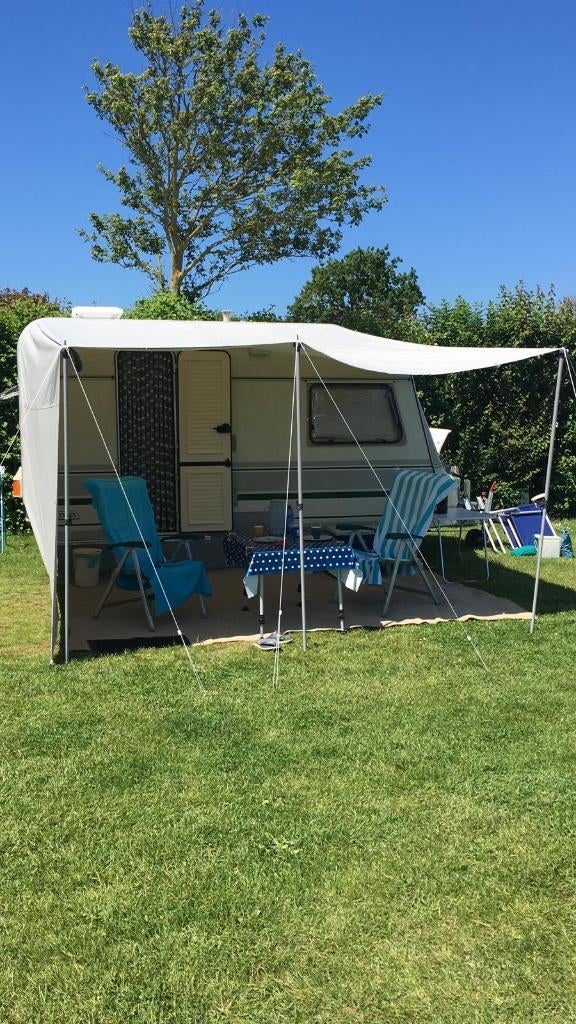 Zonneluifel Ventura Sun Q voor caravan, Caravans en Kamperen, Ophalen, Zo goed als nieuw, Polyester, Isabella