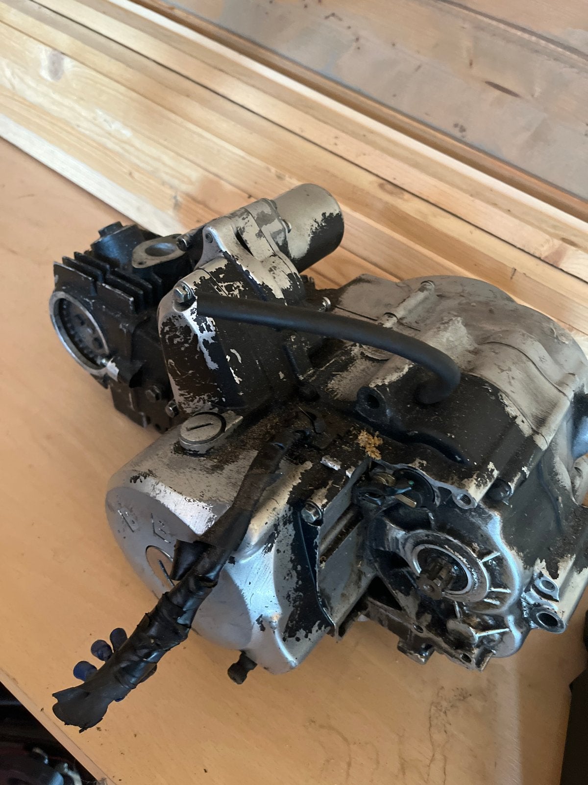 125cc 4t Pitbike Blok - Kleppen afstellen nodig, Ophalen, Gebruikt