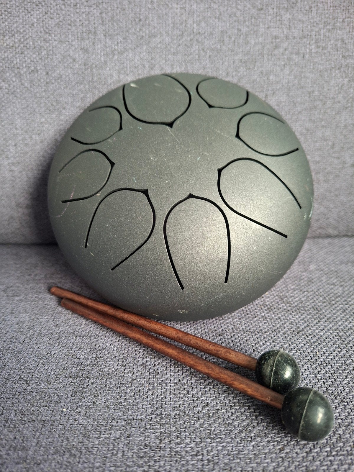 Tongue drum met stokken, Muziek en Instrumenten, Ophalen of Verzenden, Gebruikt, Overige merken