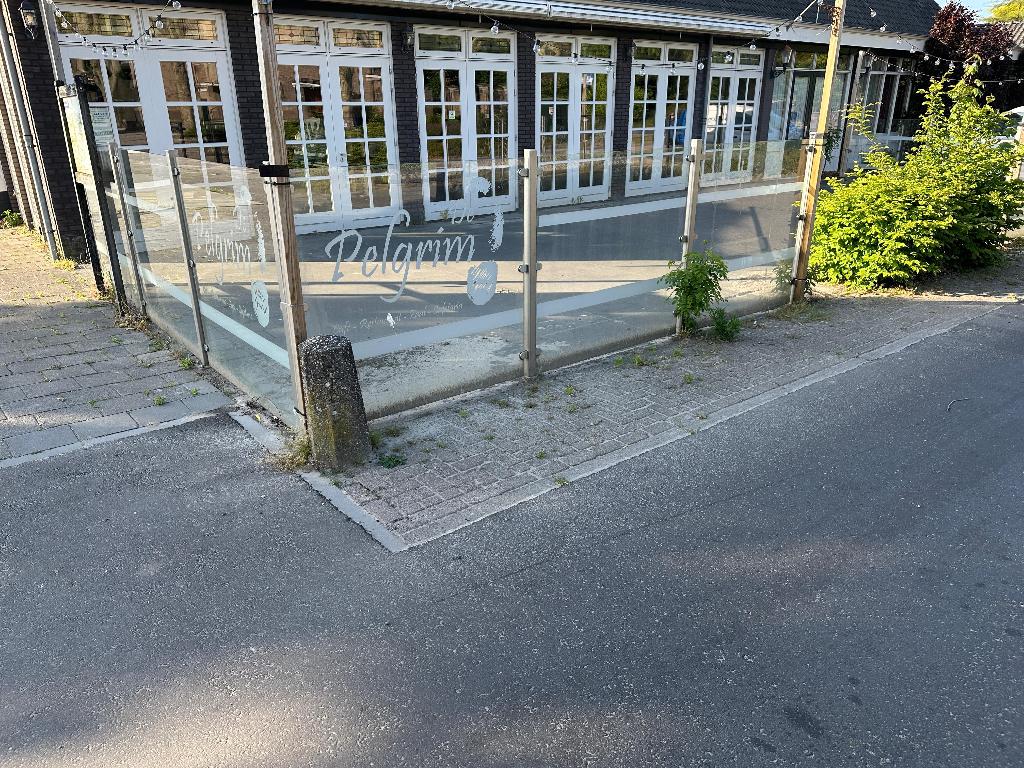 Terras afscherming, Ophalen, Gebruikt