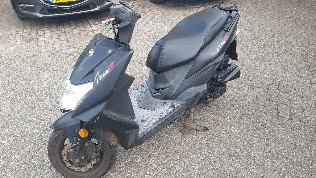 Sym Orbit 3 Brom 2019 (50+ km/pu), Gebruikt, Ophalen of Verzenden, Benzine, 50 cc