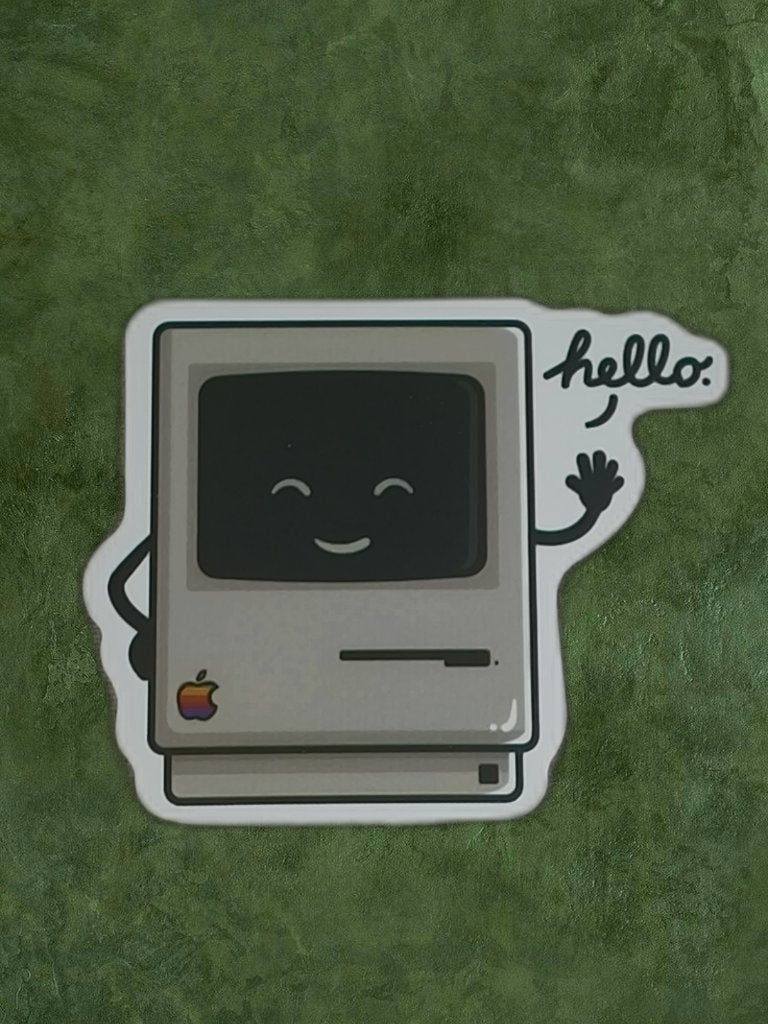 cn42 computer nerd sticker, Ophalen, Nieuw